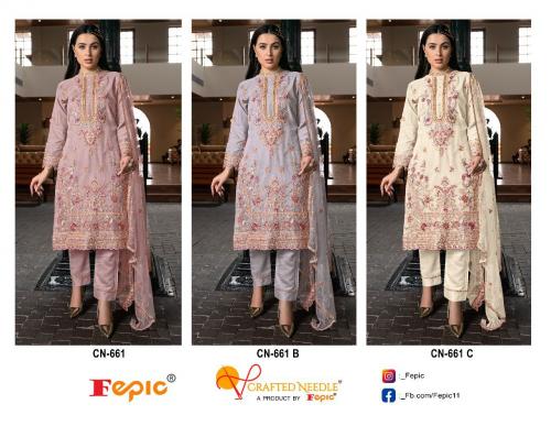 Fepic Rosemeen Crafted Needle CN-661 Colors  Price - 4515