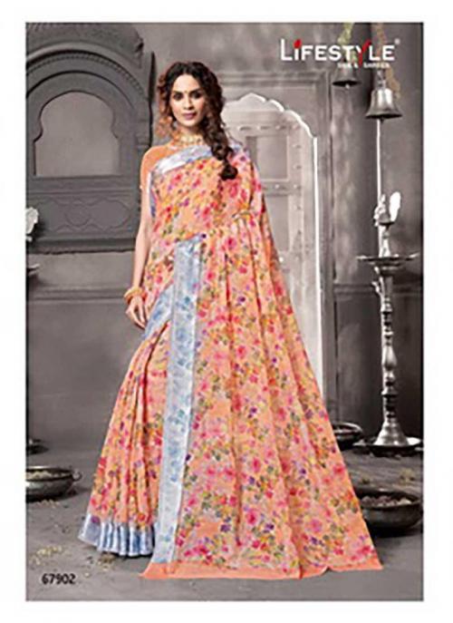 Lifestyle Saree Pravina Cotton 67902 Price - 606