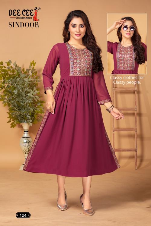 DEECEE THE FASHION EMPIRE SINDOOR 104 Price - M TO XXL - 615, 3XL TO 4XL - 635