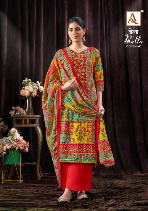 ALOK SUIT BELLA VOL-7 H-1527-005 Price - 741