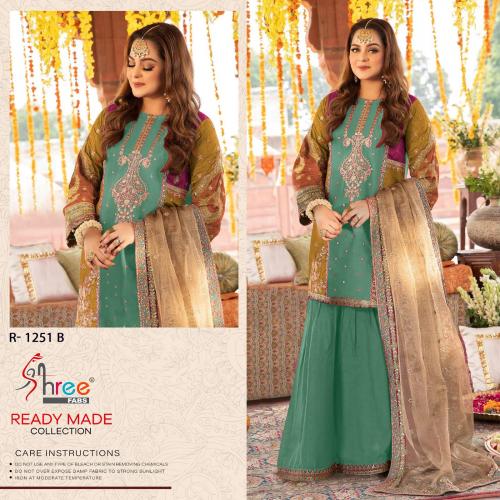 SHREE FAB READY MADE COLLECTION R-1251-B Price - 2100