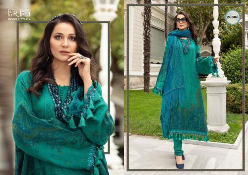 Fair Lady Maria.B.Lawn Collection 26006 Price - Chiffon Dup-725 , Lawn Cotton Dup-775	