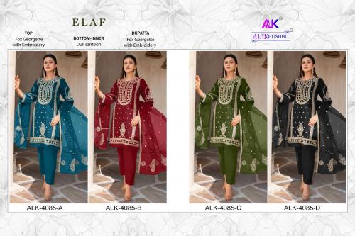 AL Khushbu Elaf Vol-1 4085 Colors  Price - 5596