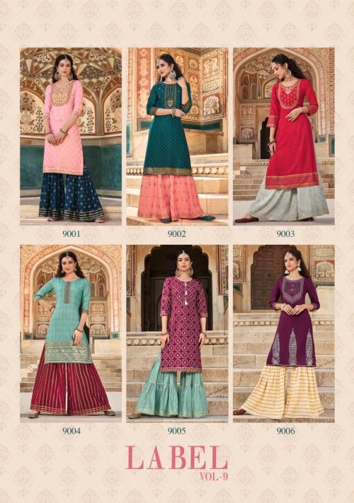Kajal Style Fashion Label 9001-9006 Price - 4350