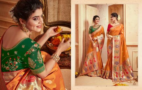Kessi Fabric Saree Saugat Silk 3833 Price - 1999