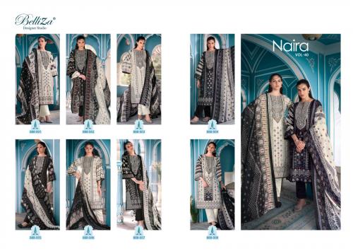 BELLIZA DESIGNER NAIRA VOL-40 888-001 TO 888-008 Price - 5000