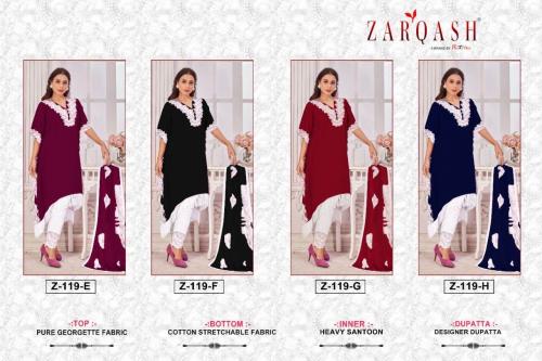 Zarqash Ready Made Collection Z-119 Colors  Price - 5596