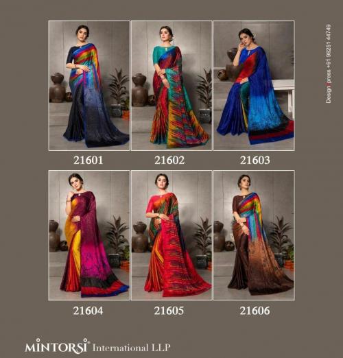 Varsiddhi Fashions Mintorsi Aastha 21601-21606 Price - 5340