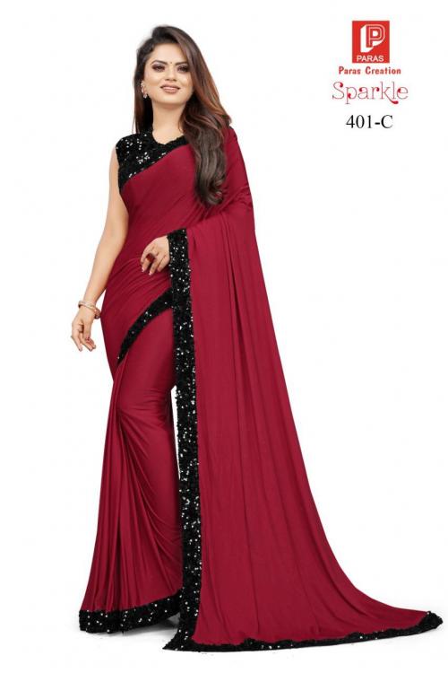 Paras Saree Sparkle 401 C Price - 1550