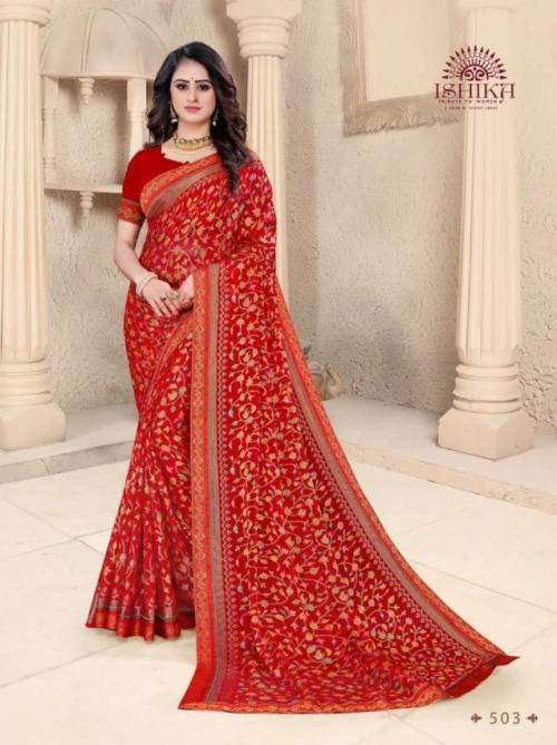 Ishika Sarees Varnika Brasso 503 Price - 745