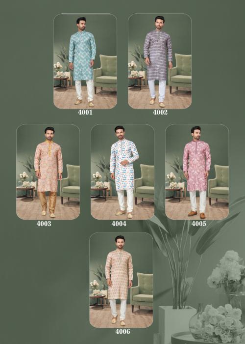 OUTLUK WEDDING COLLECTION VOL-4 4001 TO 4006 Price - 8370