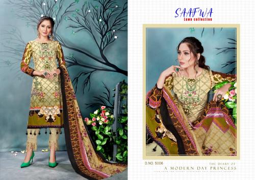 Madhav Fashion Saafwa Lawn Collection 5006 Price - 420