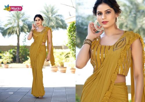 Niharika Fashion Ready To Wear Sarees 1001 Price - 1575