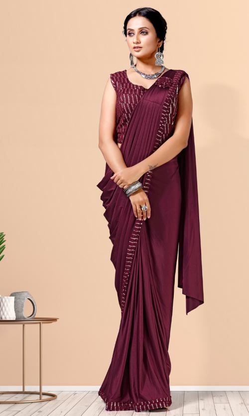 Aamoha Trendz Ready To Wear Designer Saree 1015600-C Price - 2325