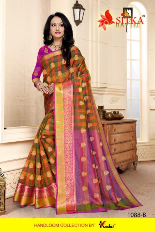 Sitka Saree Air Hostess 1088 B  Price - 660
