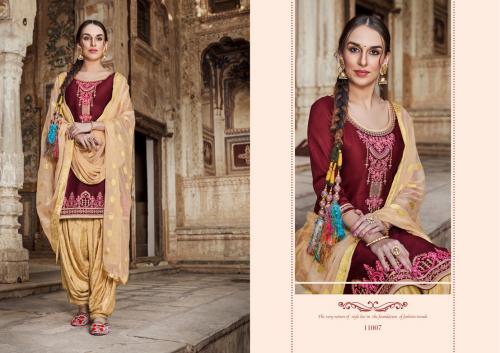 Kessi Fabrics Kalaroop Rivaaz By Patiyala 11007 Price - 1299
