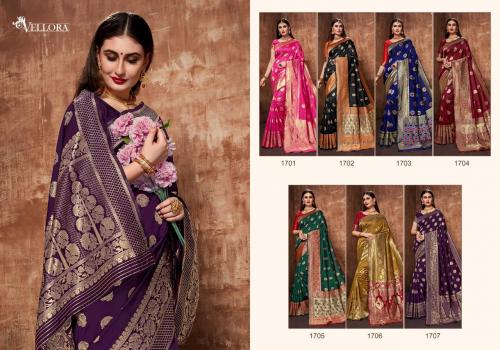 Vellora Saree Kashmiri Silk 1701-1707 Price - 7735