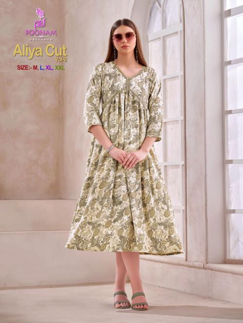 Poonam Designer Aliya Cut 1003 Price - 549