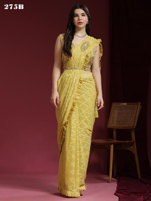 Aamoha Trendz Ready To Wear Designer Saree 275-B Price - 3295