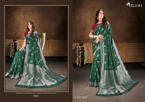 Vellora Saree Kavya Silk 3001-3004 Series