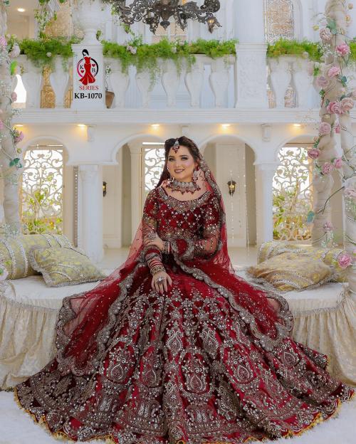 KB Series Boutique Collection Bridal Lehenga Choli KB-1070 Price - 4195