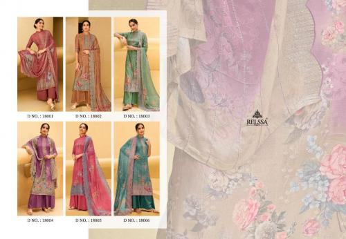 Relssa Fabrics Kirdar 18001-18006 Price - 12180
