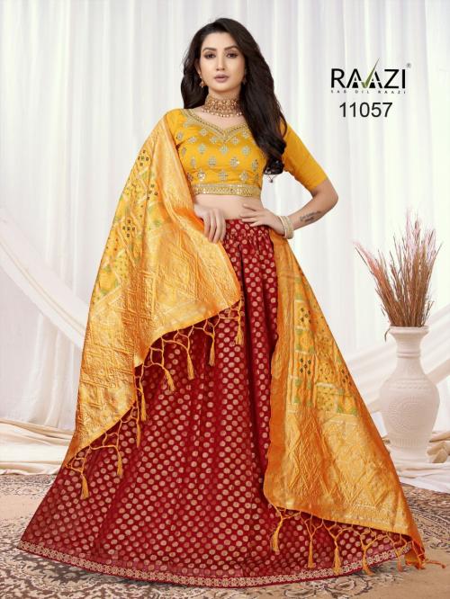 Rama Fashion Raazi Jacquard Lehenga 11057 Price - 1990