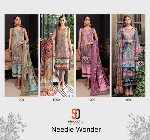 SHARADDHA DESIGNER NEEDLE WONDER VOL-01 1001 TO 1004 Price - 2700