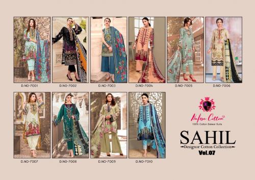 Nafisa Cotton Sahil 7001-7010 Price - 4350
