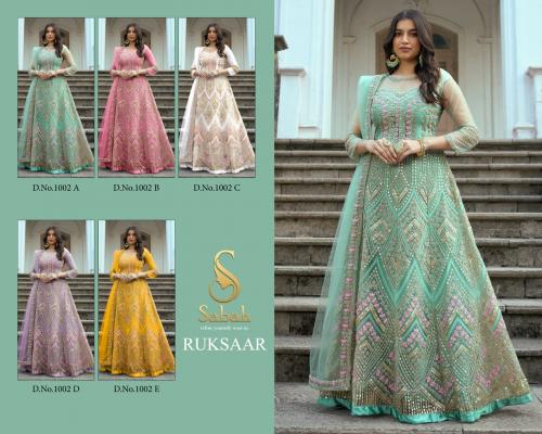 SABAH FK FASHION RUKSAAR 1002-A TO 1002-E Price - 14475