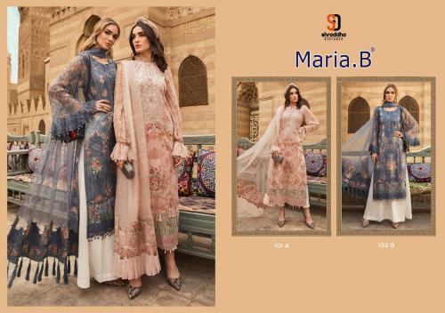Shraddha Designer Maria B 101A-102B Price - 2100