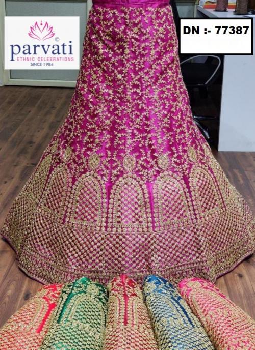 Parvati Designer Lehenga 77387 Price - 1445