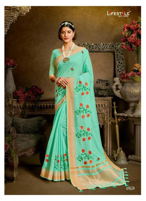 Lifestyle Saree Jaipuri Linen 69624 Price - 919