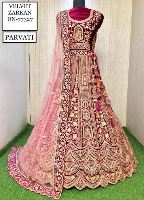 Parvati Designer Lehenga 77327-A Price - 16070