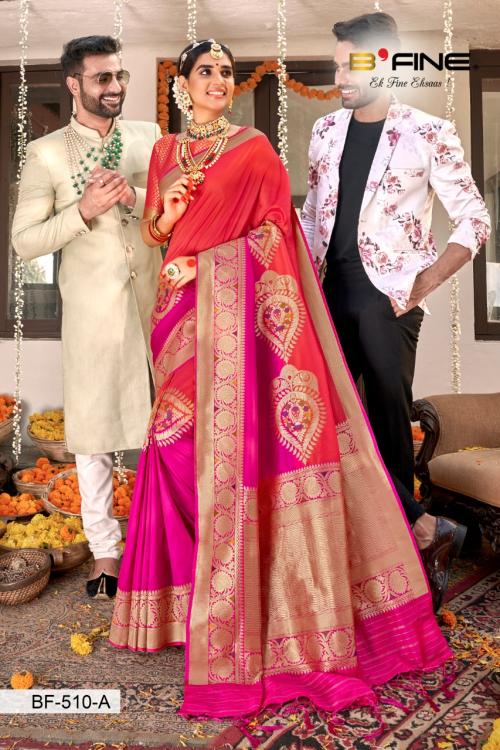 B Fine Saree Parampara BF-510-A Price - 2195