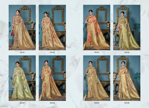 Shangrila Saree Aastha Digital Pallu 50141-50148 Price - 11600
