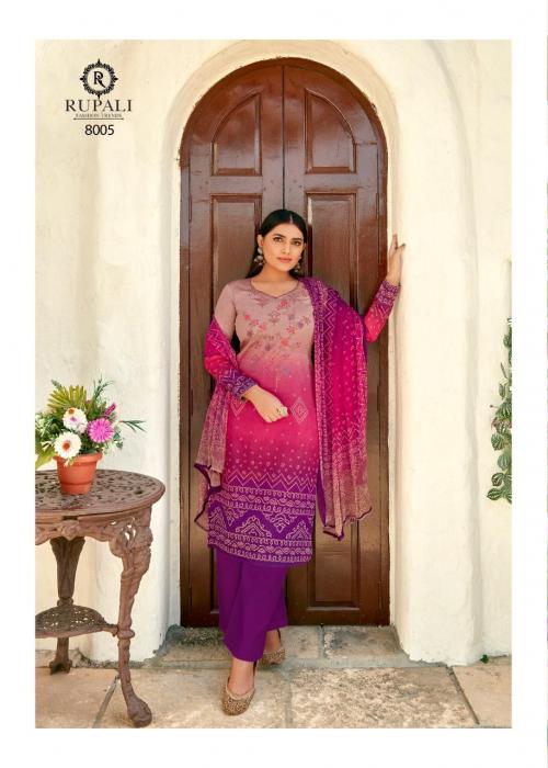 Rupali Fashion Bandhej 8005 Price - 1051