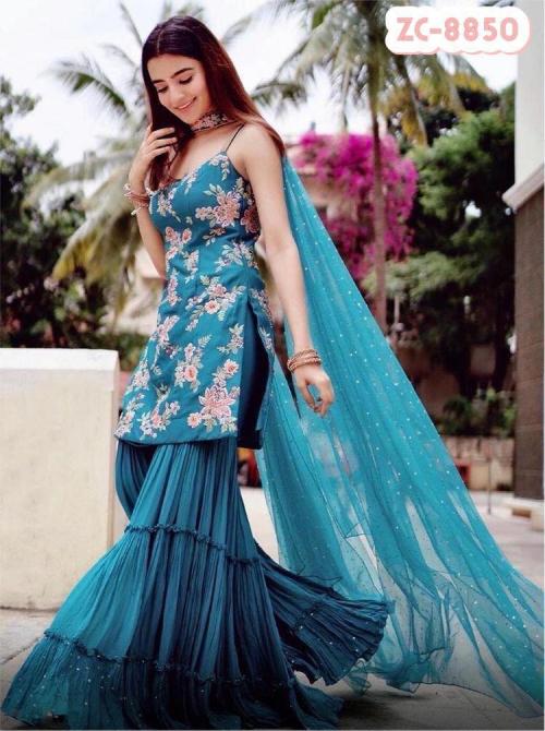 ZC Designer Sarara Suits ZC-8850 Price - 1199