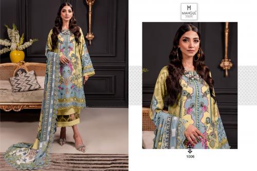 SHARADDHA DESIGNER MEHGUL FIRDOUS VOL-01 1006 Price - Chiffon Dup - 549, Cotton Dup - 649