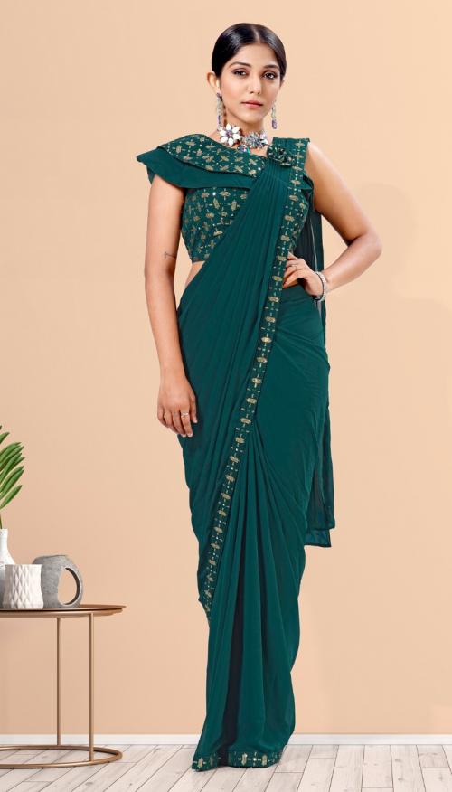 Aamoha Trendz Ready To Wear Designer Saree 1015580-D Price - 2095