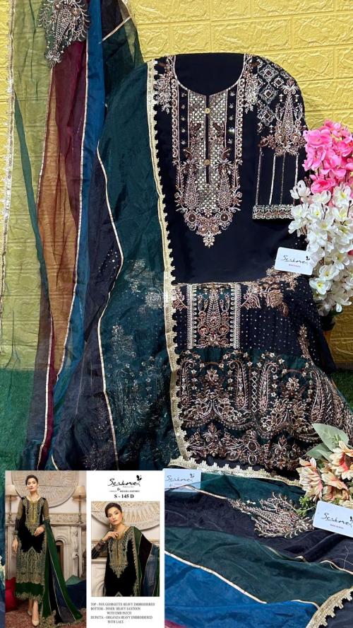 Serine Pakistani Suit S-145-D Price - 1499