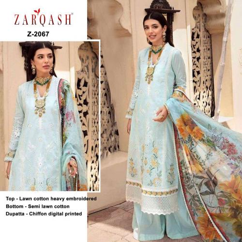Khayyira Suits Zarqash Mahe Noor Z-2067 Price - 1130