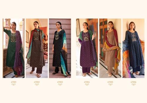 Ankit Textiles Kesariya 47001-47006 Price - 5166