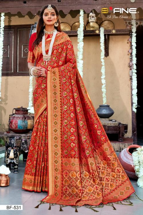B Fine Saree Patola BF-524 Price - 2645