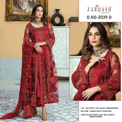 Khayyira Suits Zarqash Firdous 2039-D Price - 1320