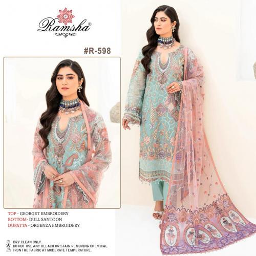 Ramsha Suit R-598 Price - 1550