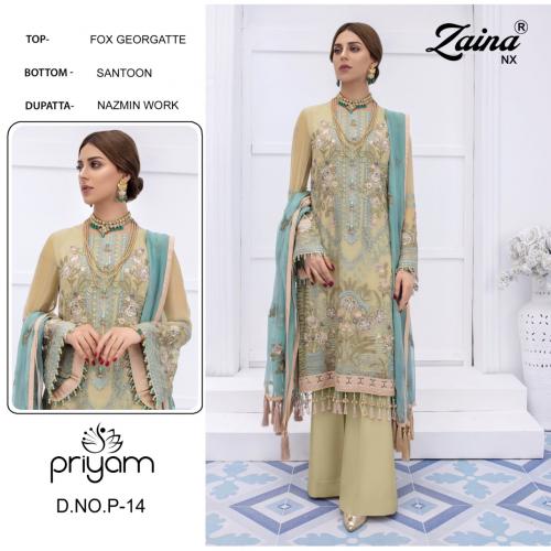 Priyam Fashion Zaina P-14 Price - 1305