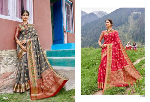 Lifestyle Saree Kashmiri Silk 61682-61683 Price - 2430