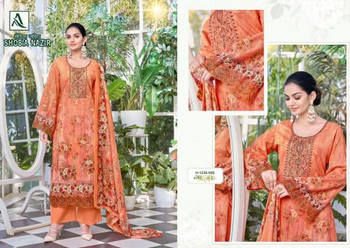 Alok Suit Shobia Nazir Lawn Collection 1236-008 Price - 849