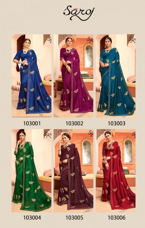 Saroj Saree Jharonka 103001-103006 Price - 7830